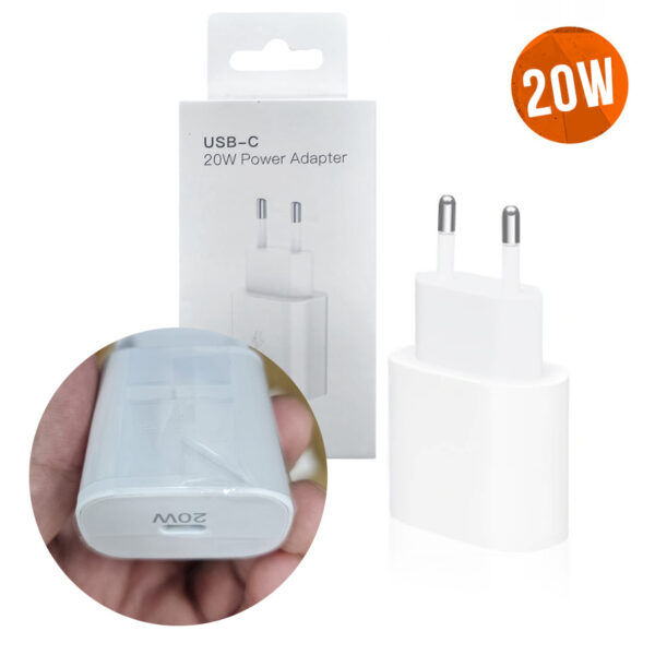 TRAVEL CHARGER TYPE-C 20W WHITE BOX