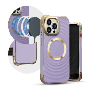 Back Case Circle Glam Magsafe Samsung Galaxy S24 purple 5907457767171