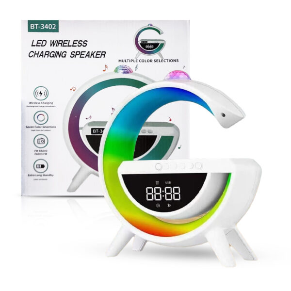 Wireless fast charging station speaker with RGB G2388