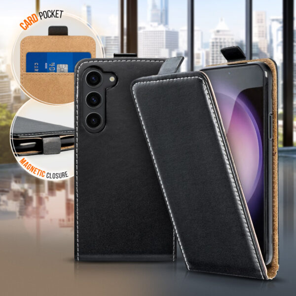 Flip Cover Slim Flexi XIAOMI Redmi NOTE 13 PRO 5G black 5903396281242