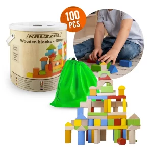 Wooden blocks 100pcs.