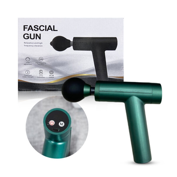 Mini massager fascial gun green