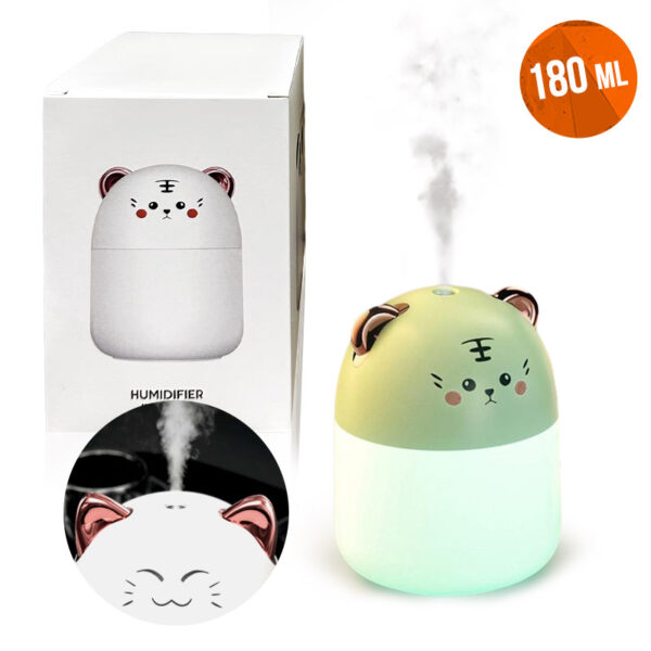 Mini air humidifier Cat or bear LED