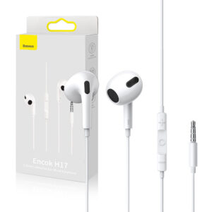 Headphones USB Baseus Encok H17 3.5mm white 6932172607791