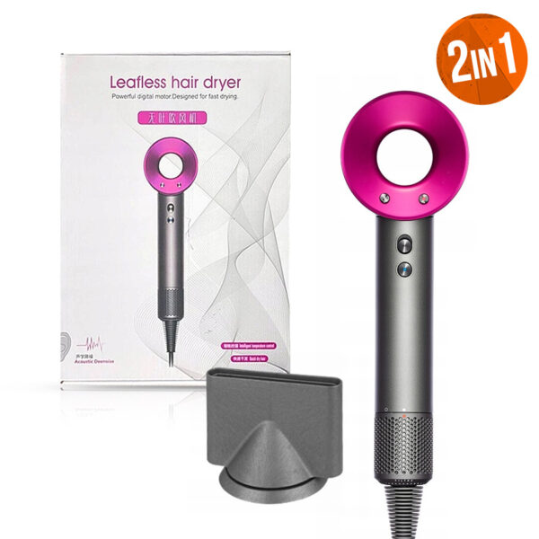 Hair dryer 2in1 with ions