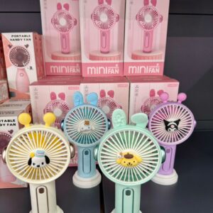 Portable mini fan animals mix of colors