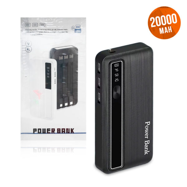 !!!best price!!! POWER BANK 20000MAH 3X USB WITH FLASHLIGHT CHARGE INDICATOR LCD