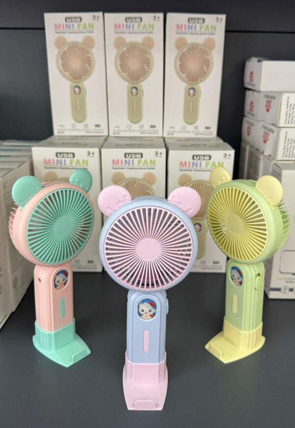 Portable mini fan ears mix of colors