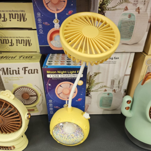 Night lamp with fan yellow