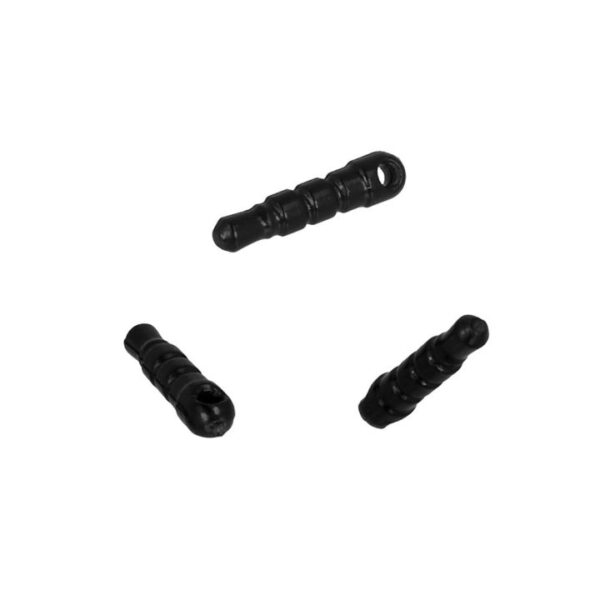 Silicone dust cap Jack 3,5mm black 10pcs. 5900217945444