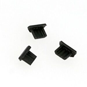 Silicone dust cap Micro USB black 10pcs. 5900217945468