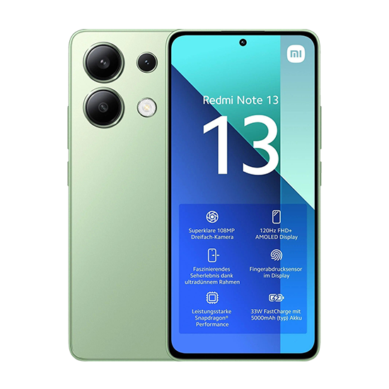 Xiaomi Redmi Note 13 4G Dual Sim 8GB RAM 256GB - Green