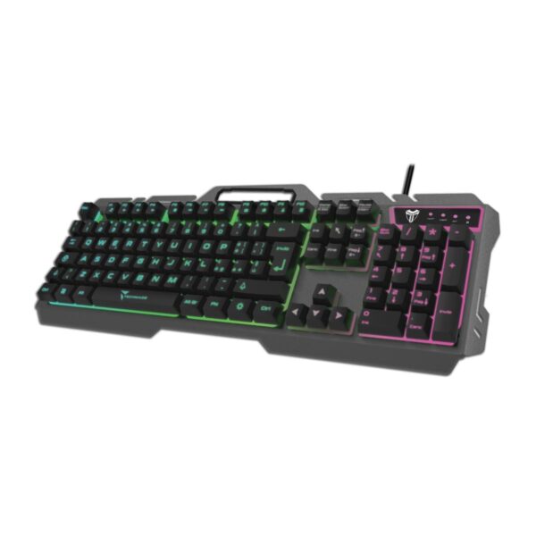 TECHMADE TASTIERA METAL GAMING USB LED RGB TM-GK023