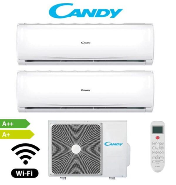 CANDY CONDIZIONATORE DUAL SPLIT9000+12000 A++/A+ PURA WIFI CY-2T14OUT