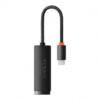 Ethernet Adapter Baseus Lite, USB-C to RJ45, Black WKQX000301 - immagine 2