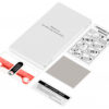 Front Cover Clear Screen Protector BLUE Shield for Xiaomi Redmi Note 10 Pro Max / Note 10 Pro, Black - immagine 3