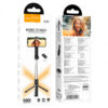 Bluetooth Selfie Stick And Tripod Stand Hoco K20, Universal, Black - immagine 2