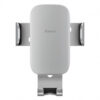 Car Holder Baseus Metal Age II, 4.7inch - 6.7inch, Silver SUJS000012 - immagine 2